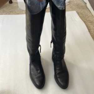 Tall black boots